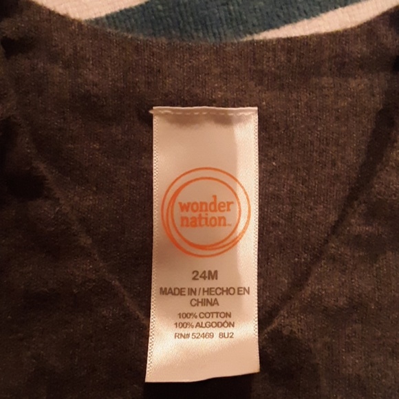 Boy 24 month dark gray dress vest by Wonder Natio - Picture 3 of 4